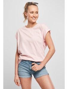 UC Ladies Women's T-Shirt Melange Extended Shoulder Tee pink melange
