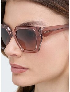 Sunčane naočale Guess za žene, boja: bež, GU7896_5347F