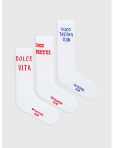 Čarape On Vacation Faves 3-pack boja: bijela, OVC SK24