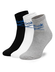Set od 3 para unisex visokih čarapa Reebok