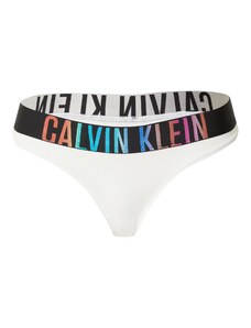 Calvin Klein Underwear Tanga gaćice 'Intense Power Pride' svijetloplava / narančasta / crna / bijela