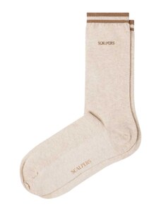 Scalpers Čarape 'New Vintage' svijetlobež / smeđa