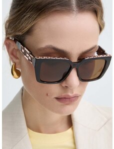 Sunčane naočale Guess za žene, boja: smeđa, GU7915_5552E