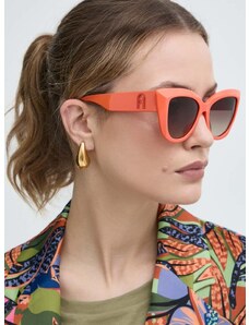 Sunčane naočale Furla za žene, boja: narančasta, SFU711_530AFM