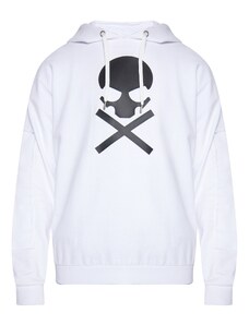 TUFFSKULL Sweater majica crna / bijela