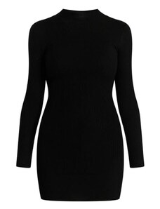 MYMO Pletena haljina crna
