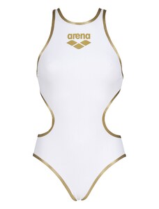 ARENA Sportski kupaći kostim 'ONE BIGLOGO' bronca / bijela