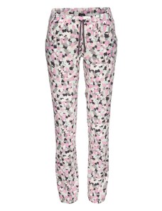 VIVANCE Pidžama hlače 'Dreams' siva / roza / crna / bijela