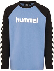 Hummel Tehnička sportska majica plavi traper / crna / bijela
