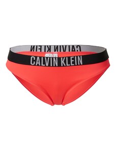 Calvin Klein Swimwear Bikini donji dio siva / crvena / crna