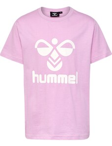 Hummel Majica 'Tres' svijetloroza / bijela