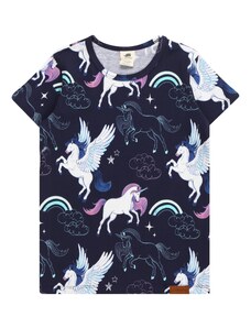 Walkiddy Majica 'Unicorns & Pegasuses' mornarsko plava / tamno plava / svijetloroza / bijela