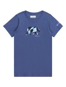 COLUMBIA Tehnička sportska majica 'Mission Lake' morsko plava / akvamarin / golublje plava / crna