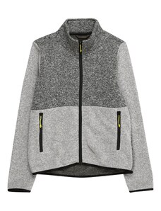 ICEPEAK Tehnička flis jakna siva / antracit siva / crna