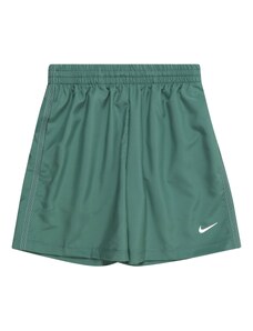 NIKE Sportske hlače kraljevski zelena / bijela