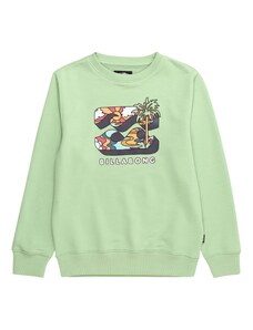 BILLABONG Sportska sweater majica 'FOUNDATION' pastelno zelena / marelica / crna / bijela