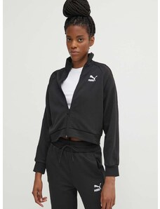Dukserica Puma T7 Track Jacket za žene, boja: crna, bez uzorka, 624211