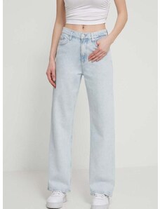 Traperice Tommy Jeans za žene, visoki struk, DW0DW18138