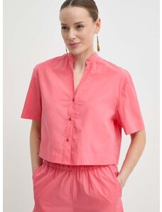 Pamučna košulja MAX&Co. za žene, boja: narančasta, relaxed, 2416111074200