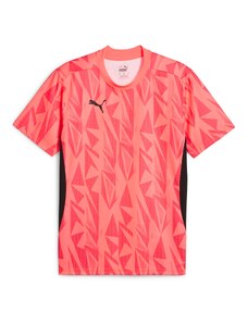 PUMA Tehnička sportska majica 'Individual Final' koraljna / crvena / crna