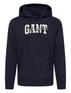 GANT Sweater majica morsko plava / bijela