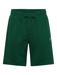 Reebok Sportske hlače tamno zelena / bijela