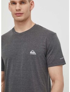 Majica kratkih rukava za trčanje Quiksilver Coastal boja: siva, melanž