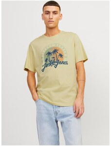 Men's Yellow T-Shirt Jack & Jones Summer - Men's