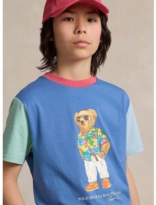 Dječja pamučna majica kratkih rukava Polo Ralph Lauren s tiskom