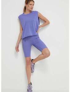 Sportske kratke hlače On-running Movement za žene, boja: ljubičasta, bez uzorka, visoki struk