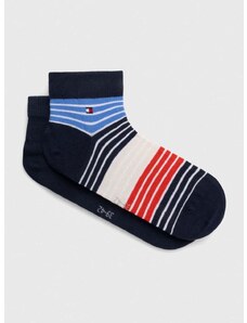 Čarape Tommy Hilfiger 2-pack za muškarce, boja: tamno plava