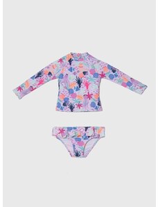 Dvodijelni kupaći kostim za bebe zippy boja: ljubičasta
