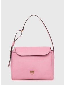 Kožna torba Pinko boja: ružičasta, 101442 A0QO