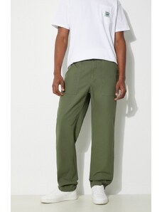 Pamučne hlače Engineered Garments Fatigue Pant boja: zelena, ravni kroj, OR299.CT010