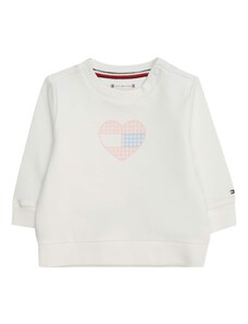 TOMMY HILFIGER Sweater majica 'GINGHAM' svijetloplava / svijetloroza / bijela