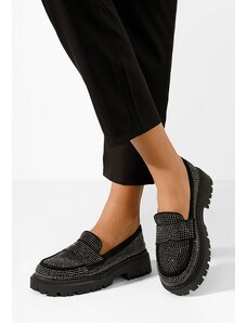Zapatos Ženske loafers Amlie crno