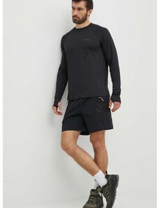 Sportska majica dugih rukava Marmot Windridge boja: crna, bez uzorka