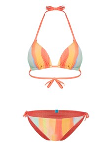 ARENA Bikini 'WATER PRINT' svijetloplava / žuta / menta / narančasta