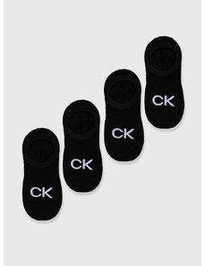 Čarape Calvin Klein 4-pack za žene, boja: crna, 701220509