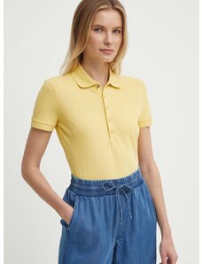 Polo majica Lauren Ralph Lauren za žene, boja: žuta