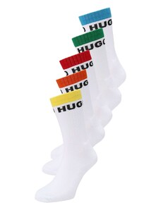 HUGO Red Čarape svijetložuta / zelena / crna / prljavo bijela