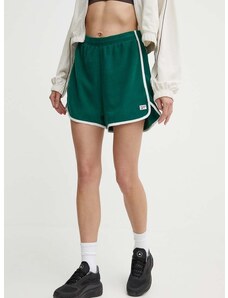 Kratke hlače Reebok Classic Retro Court za žene, boja: zelena, bez uzorka, visoki struk, 100075521