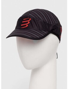 Kapa sa šiltom Compressport Pro Racing Cap boja: crna, s uzorkom, CU00003B