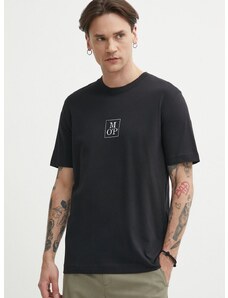 Pamučna majica Marc O'Polo za muškarce, boja: crna, s tiskom, 423201251070
