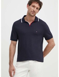 Polo majica Tommy Hilfiger za muškarce, boja: tamno plava, bez uzorka, MW0MW34772