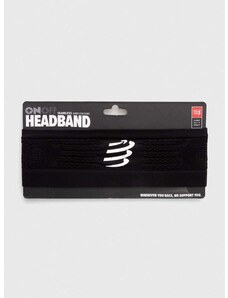 Traka za glavu Compressport Headband On/Off boja: crna, XBNU3909