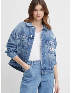 Traper jakna Calvin Klein Jeans za žene, za prijelazno razdoblje, J20J222787