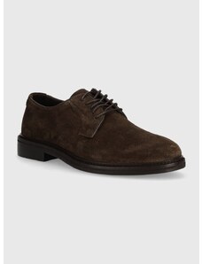 Cipele od brušene kože Gant Bidford za muškarce, boja: smeđa, 28633462.G462