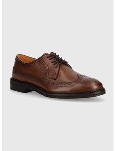 Kožne cipele Gant Bidford za muškarce, boja: smeđa, 28631465.G45