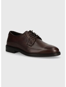 Kožne cipele Gant Bidford za muškarce, boja: smeđa, 28631463.G46
